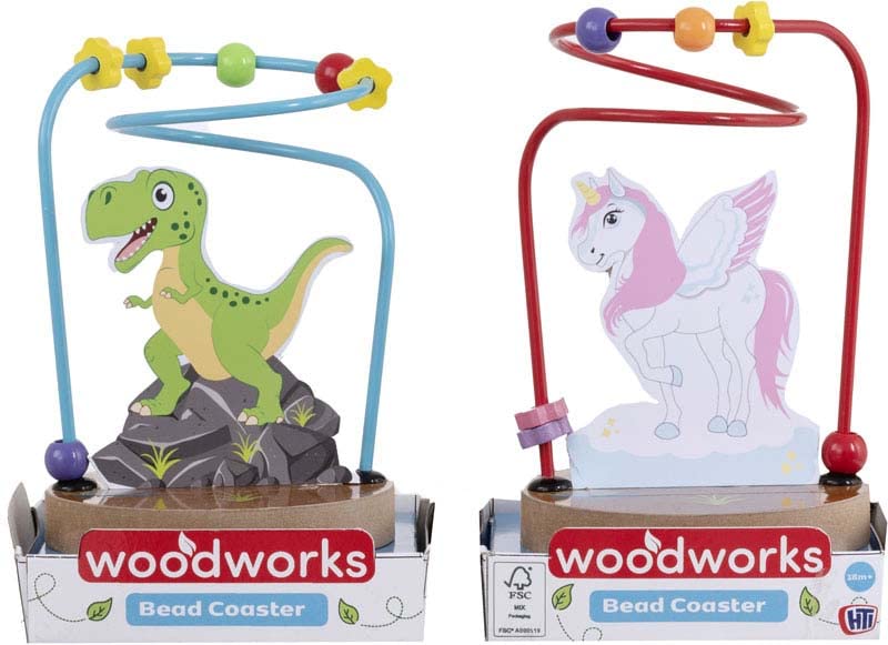 HTI1375878 Animals Bead Coaster, Multicolor