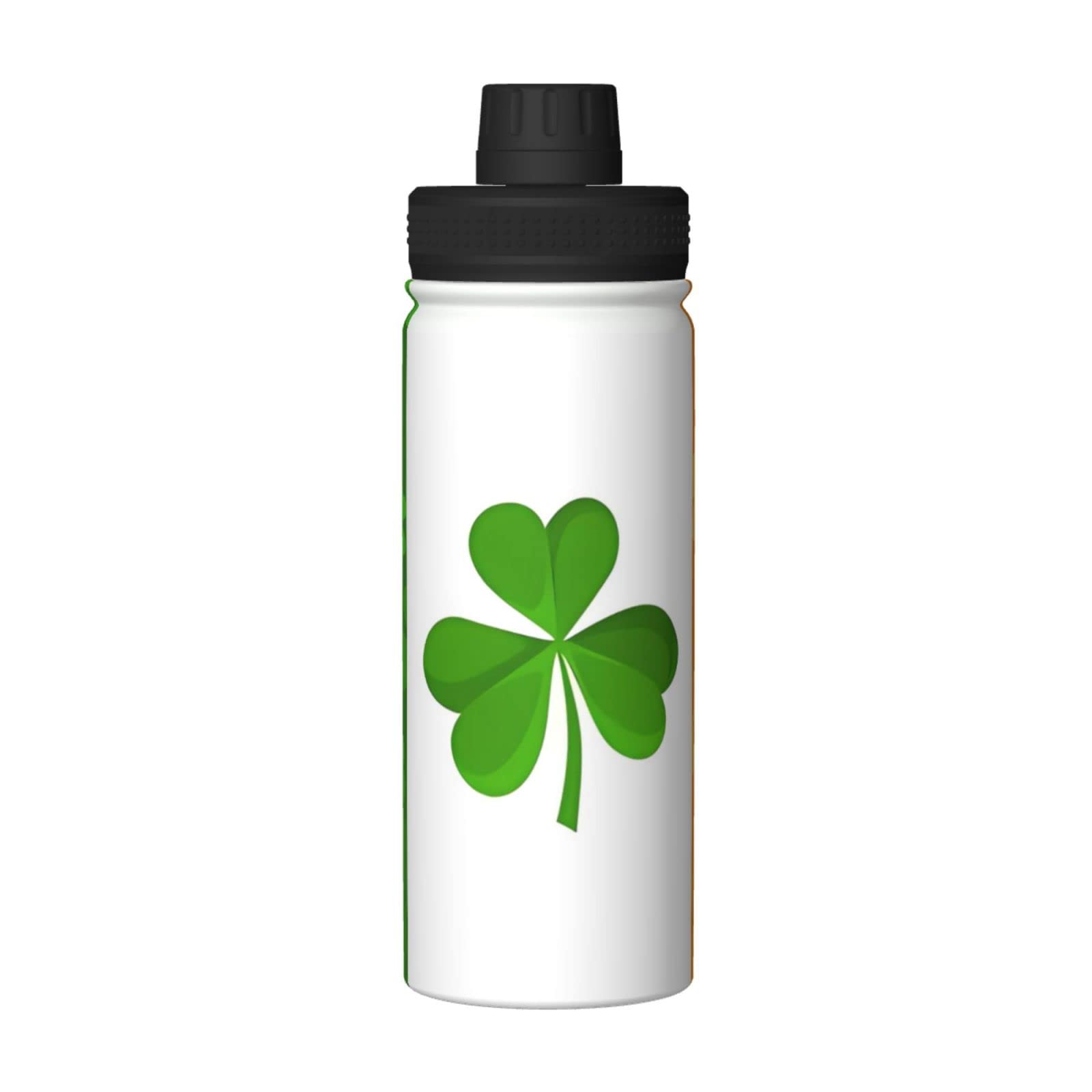 Gourde de sport drapeau irlandais étanche en inox de 532ml pour voyage