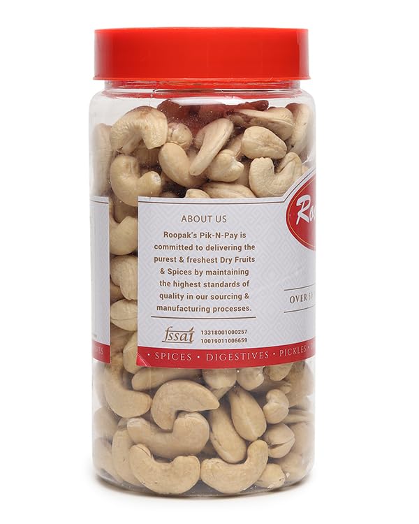 Roopak's PIK-N-PAY Cashews - 500 Grams | Natural Healthy Jumbo Sized Cashew | Premium Dry Fruits 2