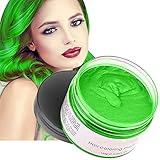 Temporary Hair Color Dye,Green Hair Dye Styling Cream,Washable Hair Wax 4.23 Ounces,Fluffy and Matte...