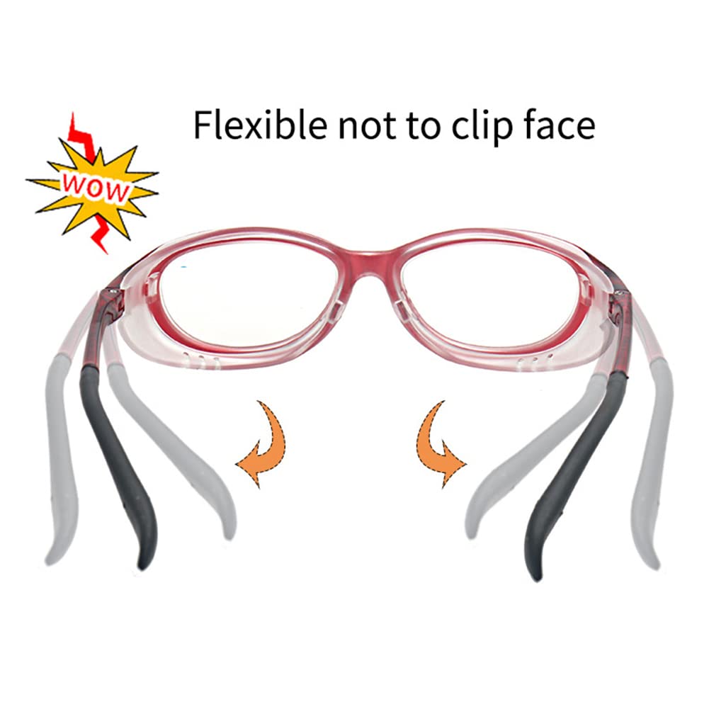 RICCIE Gafas de Lectura HD Anti luz Azul para Mujer, 1,56 Lentes de Resina asférica Gafas antipolen/antiarena dioptrías +1,0 a +3,0,03,+3.0