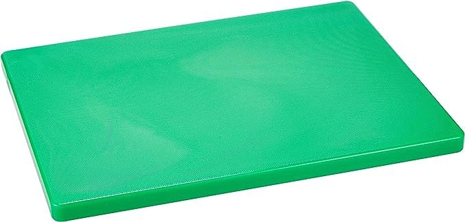PAUL SONS Commercial Cutting Board/Chopping Board for Kitchen Plastic Chopping Board with Anti Slip Surface, Size: 18" x 12: x 1/2" Green (Pack of 1Pc) (1, Green)