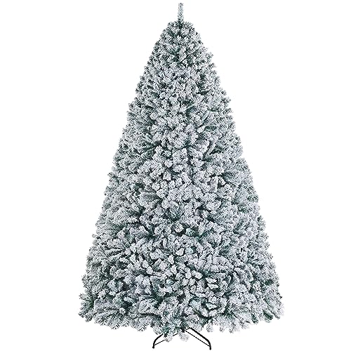 Yaheetech 9ft Flocked Spruce