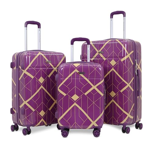Image of Spider 2.O Trolley bags Set of 3 | Polycarbonate Hardshell | 8 Metallic | Large Polycarbonate Hardshell, Lightweight Expandable, 360 Rotatable Wheels, TSA Type Lock