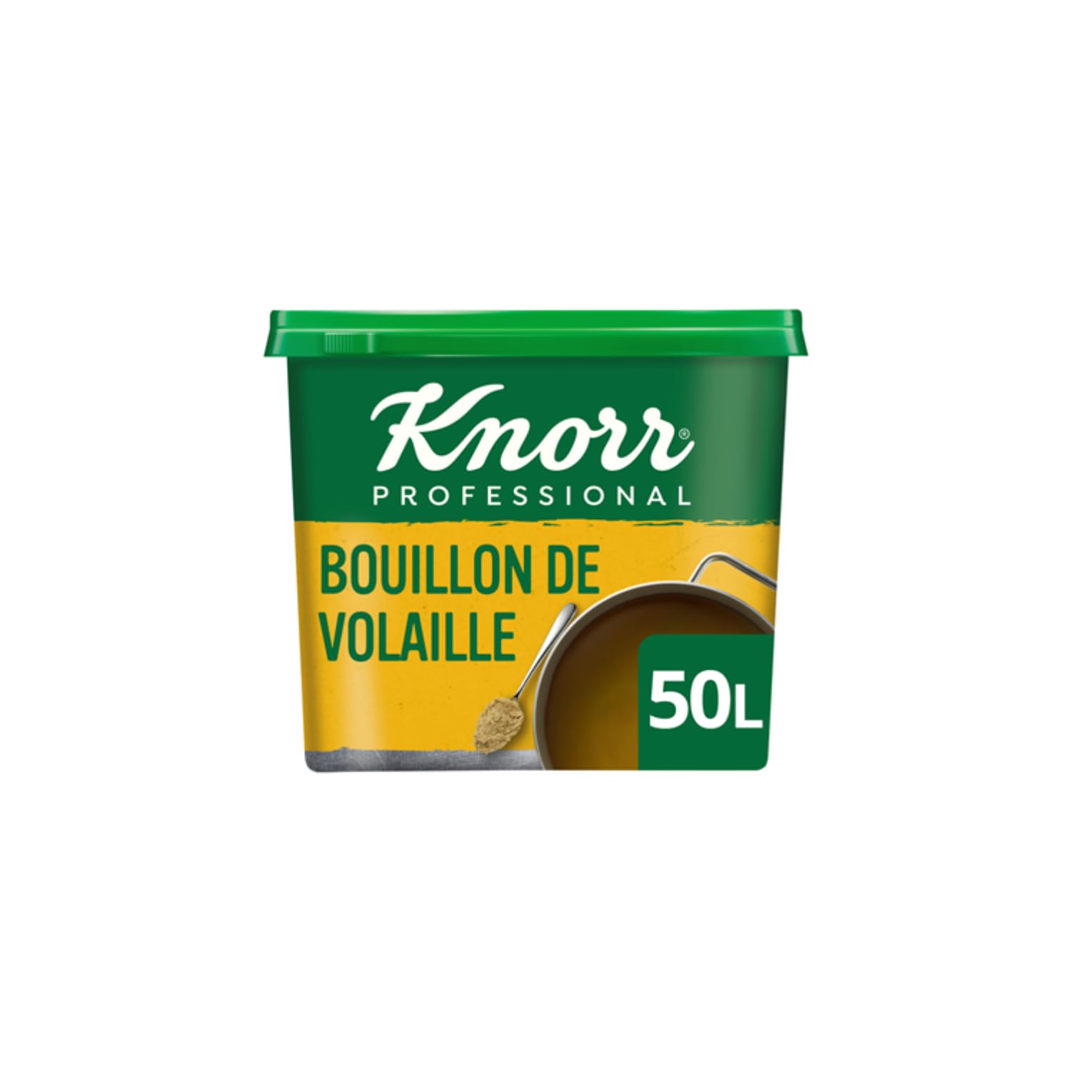 KNORR Bouillon de Volaille en Pâte 1 kg – Base culinaire concentrée pour sauces, soupes et plats mijotés