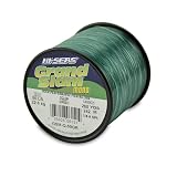 HI-SEAS Grand Slam Monofilament Fishing Line - Strong & Abrasion Resistant in Clear, Pink, Green, Smoke Blue, Fluorescent Yellow Freshwater & Saltwater – Quarter Pound Spool 50 Lb Test, 0.70 Mm Dia, 265 Yd Green