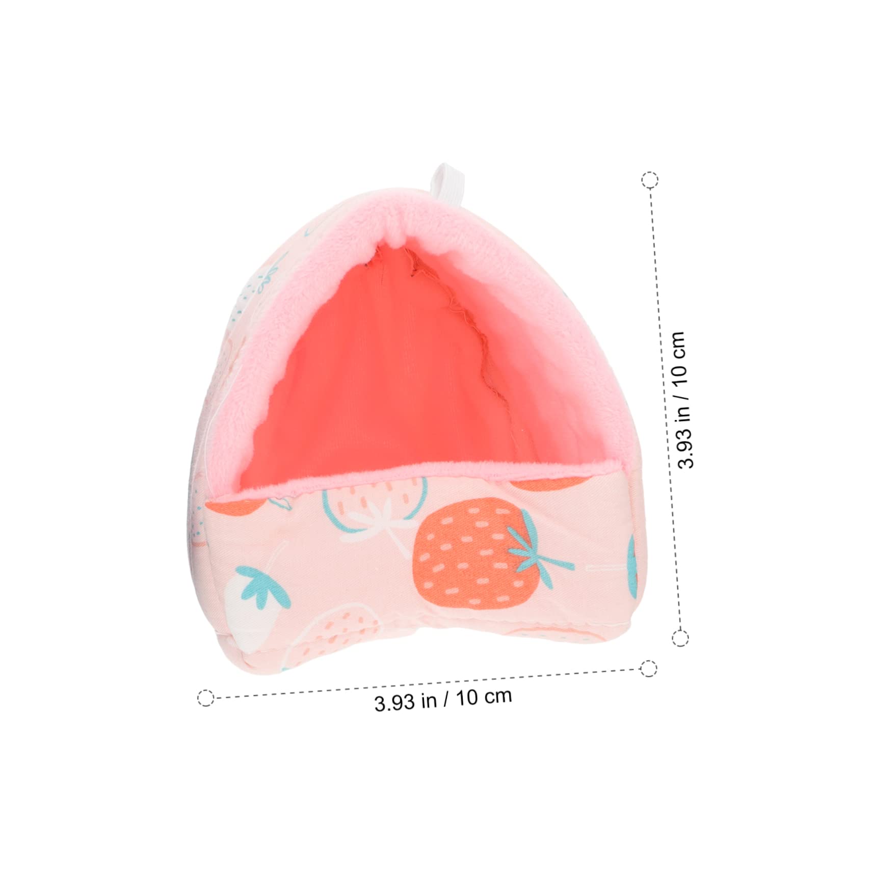 2 szt. Gniazdo dla chomika Pet ciepły dom szynszyla ciepłe gniazdo świnka morska łóżko jaskinia małe zwierząt(A,10X10X10cm)