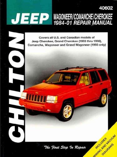 Chilton Repair Manual Jeep Wagoneer Commanche Cherokee 1984-2001