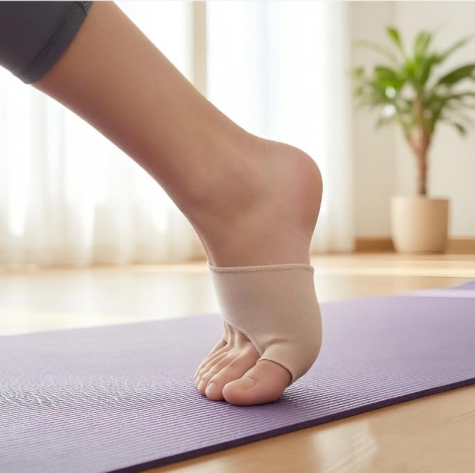 Bunion Corrector Socks, 2 Pairs with Gel Pads-Orthopedic Splints for Toe Alignment & Pain Relief, Flexible Bunion Pads Sleeves for Daily Comfort & Support