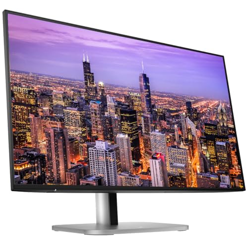 Image of HP Series 7 Pro 27-inch 727pk 4K UHD (3840 x 2160) LCD HDR Monitor, 2-Pack - Daisy Chain, DisplayPort, USB Hub, Thunderbolt 4 Bundled with Desk Mount Dual Stand & USB-C Multiport G5 Dock