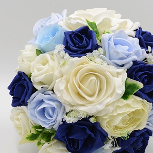 Fiori di seta matrimonio mano-realizzato da petali...