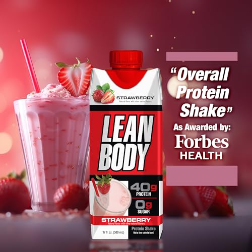 Labrada LB76 Lean Body Ready-To-Drink Strawberry Protein Shake thumb #1