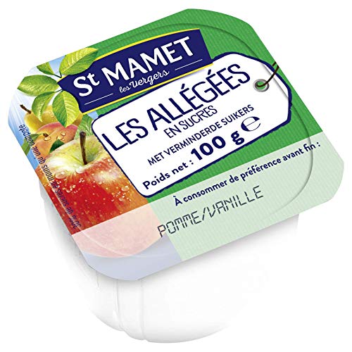 ST MAMET Spécialité Pomme Vanille Allégée en sucres- 120x100g Cover
