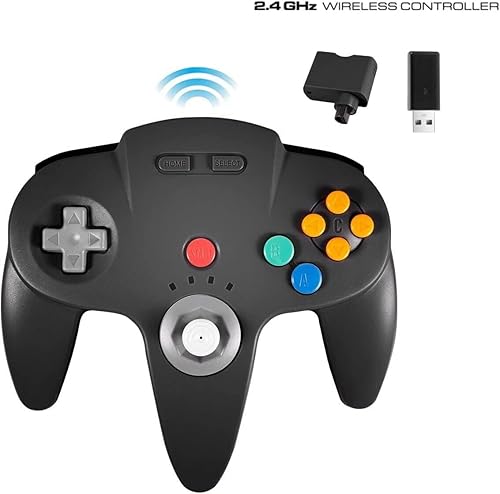 Miniatura 9 de KIWITATA N64 Wireless Controller for Switch Games, 2.4GHZ Wireless N64 Remote Game Pad Joystick Controller Compatible with N64, SwitchSwitch