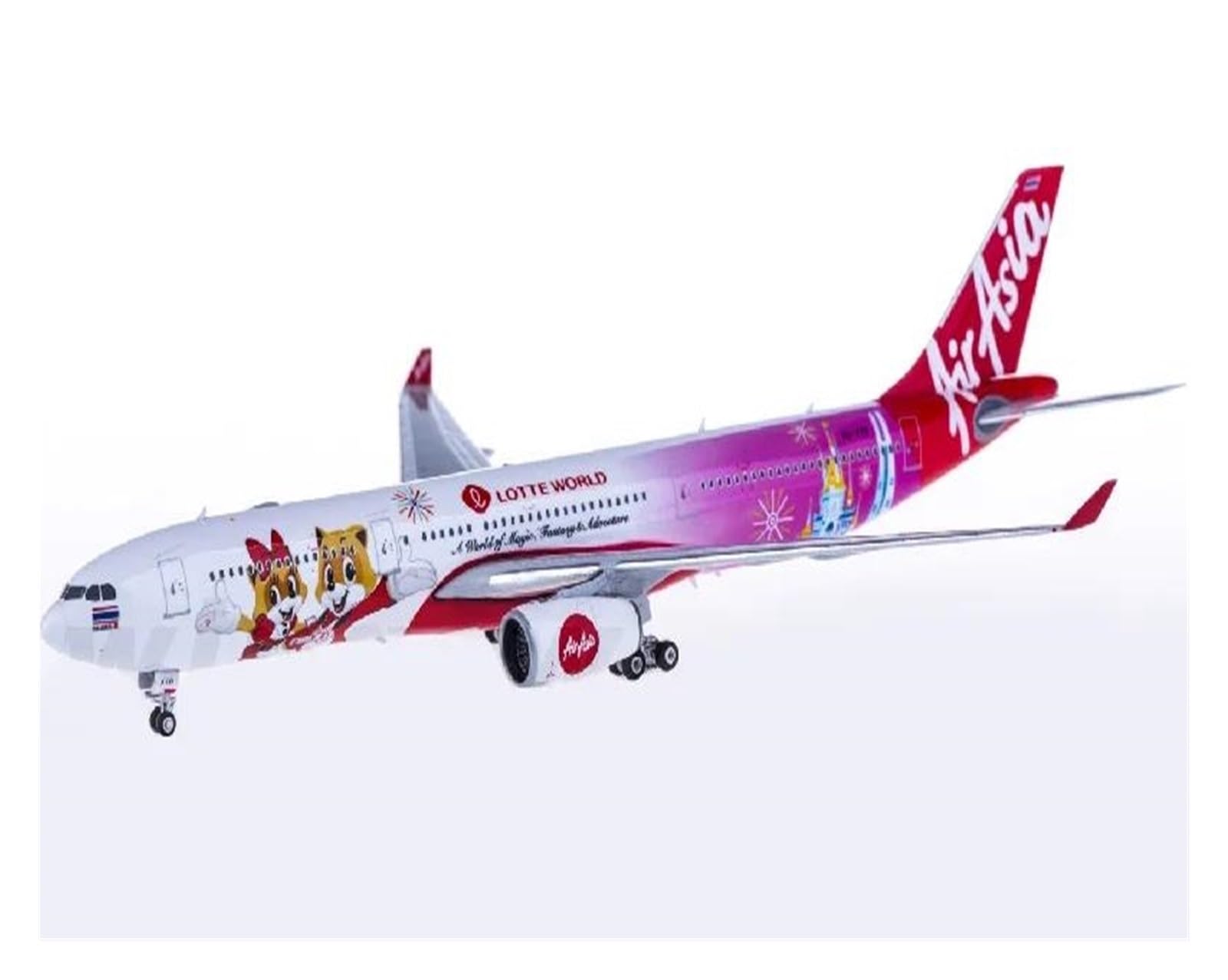 Modèle d'avion décoratif A330-300 pour sublimer l'ambiance d'un bureau de passionné d'aviation