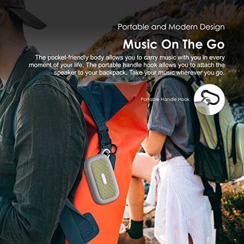 Image of Oraimo Palm Wireless Bluetooth Speaker Portable Speaker with 8W Studio Quality Sound, Powerful Bass, 5 Hours Playtime, IPX7 Waterproof, Bluetooth 5.0 and in-Built Mic