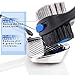 Champkey Star Multifunction Polymer Golf Brush - Oversized Brush Head，Comfortable Hand Grip & Retractable Groove Cleaner Golf Club Brush (Blue(Star))