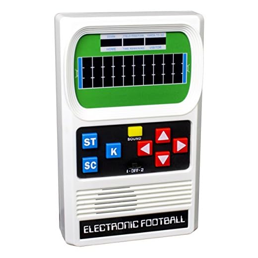 Basic Fun Classic, Retro Handheld Football Electronic Game, One Size Fits All