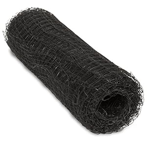 Windhager Ortonet 06014 Vogelbeschermingsnet, vogelafweernet, boomnet, beschermt fruitbomen tegen vogelvraat, maaswijdte 13 x 13 mm, afmetingen 10 x 4 m, zwart