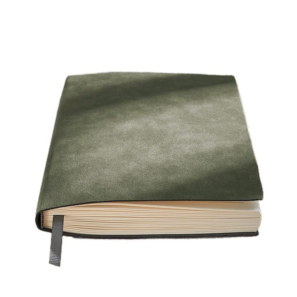 BmxauZ Agenda aziendale grande A5 - Quaderno da ufficio in pelle con agenda, pagine a righe e generosi 260 fogliDA5