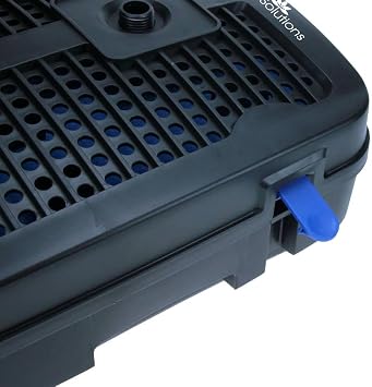AllPondSolutions CUP-311-2500L/H All in One Pond Pump Filter with Fountain and 11w UV Steriliser, Clear Water Algae Control for Ponds up to 4000L
