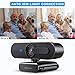 immagine 1Jelly Comb Webcam 1080P HD con copriobiettivo, Microfono Stereo con videocamera Web autofocus per Computer, Skype, Chat Video e Registrazione, Nero