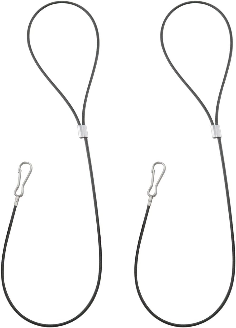 DGBRSM 2pcs Stainless Steel Adjustable Gate Latch Cable