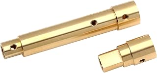 2023 Brass Front Axle Tube Set Counterweight Parts Accessories for Axial SCX10 Pro Comp AXI03028 1/10 RC Car