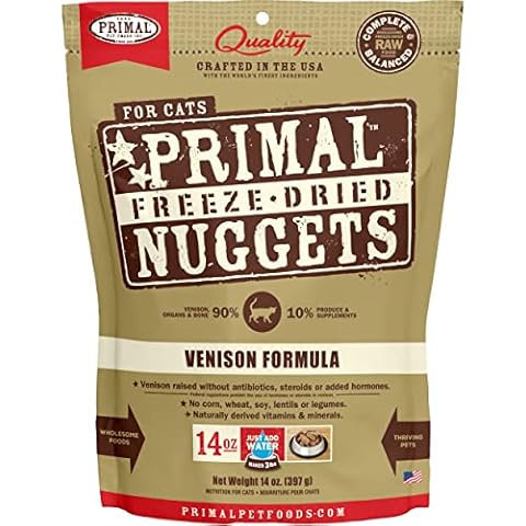 Primal Freeze Dried Cat Food Nuggets Venison Cover