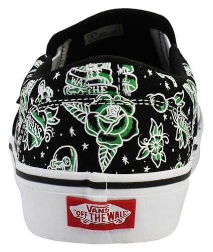 Image of Vans Men's Asher Slip-on Shoe - Comfortable Sneakers for Walking, Fashion & Everyday Wear