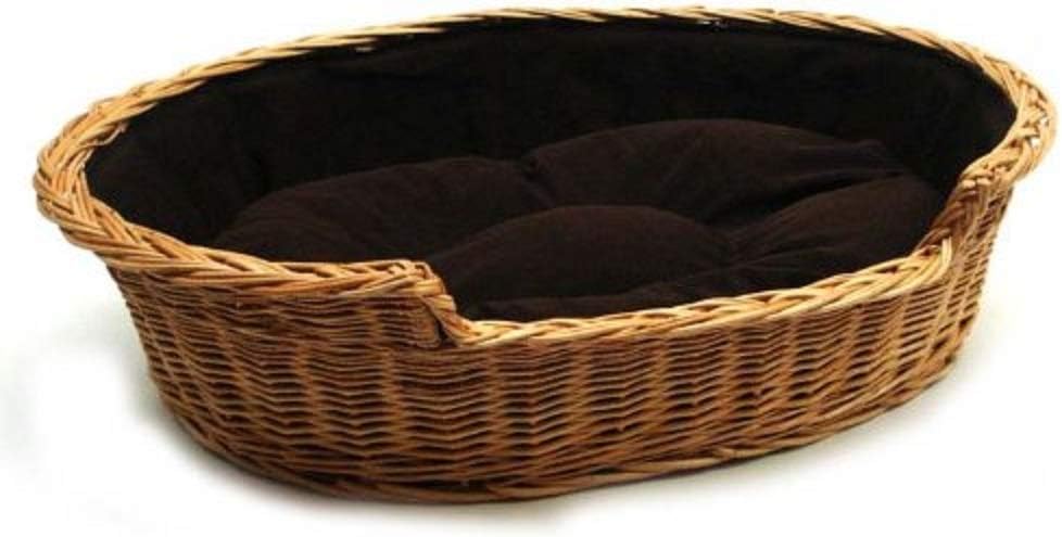 Dog Bed Basket, Small, Dark