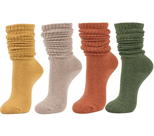 Image of STYLEGAGA Women's Fall Winter Slouch Knit Socks - Slouchy & Scrunch Socks for Women