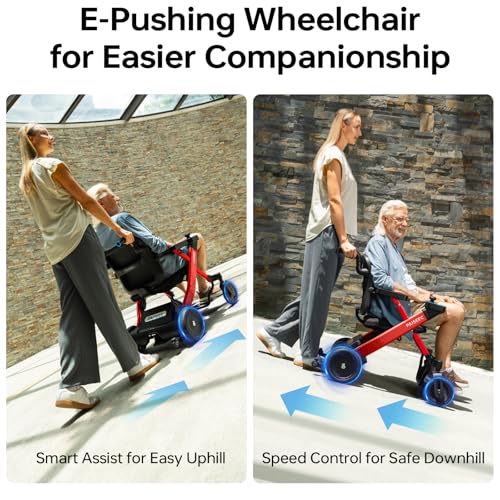Image of Paiseec W3 3-in-1 Electric Wheelchair for Adults with Push-Assist
