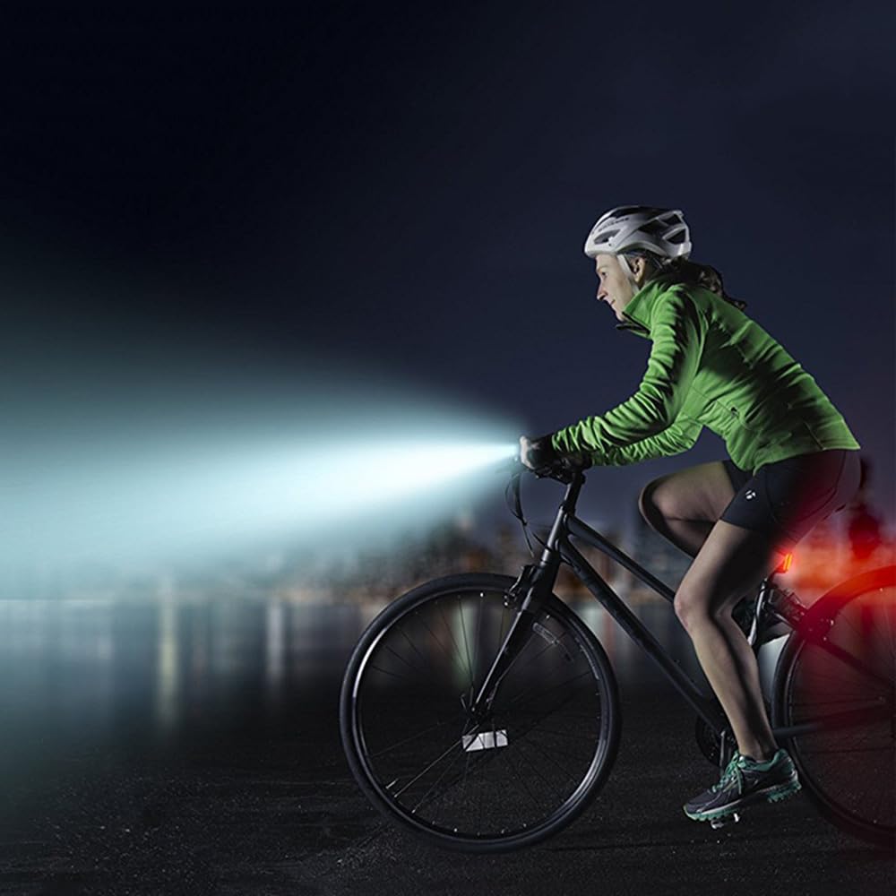 Fari a LED per Bicicletta, luci per Bicicletta, luci per Ciclismo, Batteria ai polimeri Ricaricabile di Tipo C