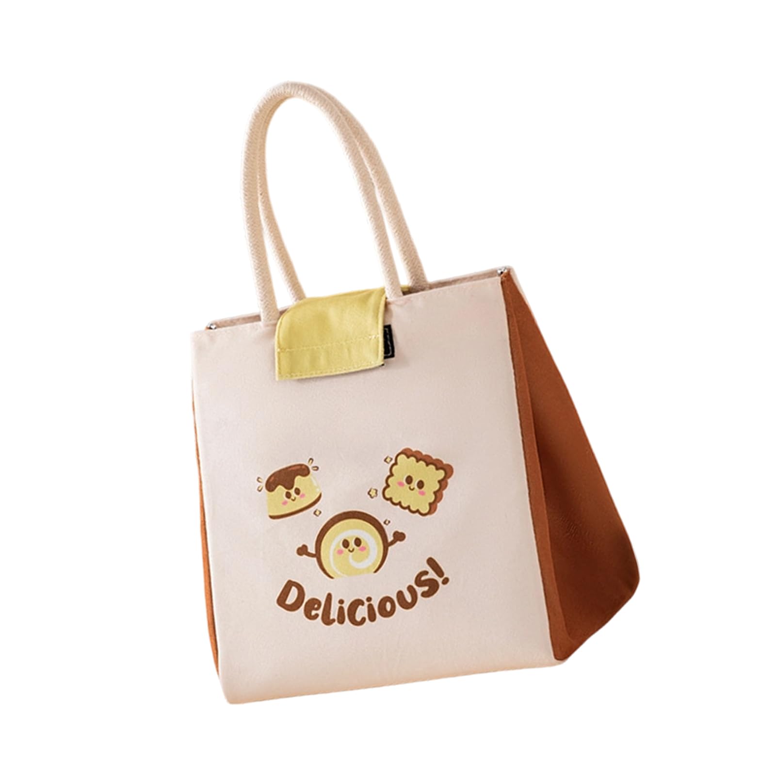 Jazuaiao Food Storage Bag with Insulated Compartment School Lunch Bag Large Capacity Easy Cleaning Lunch Storage