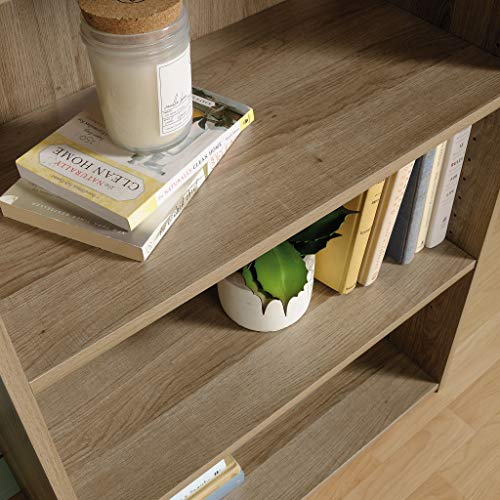Image of Sauder Beginnings 3-Shelf Bookcase, Bookshelf with Adjustable Storage Shelves, in Summer Oak