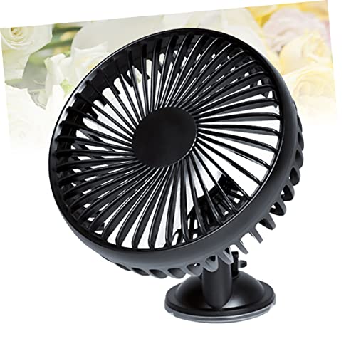 Ventilador de coche silencioso y giratorio NUOBESTY portátil con conexión USB para verano 6