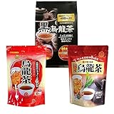 お茶の丸幸 【Amazon.co.jp限定】丸幸 多彩な味わいの烏龍茶飲み比べセット(黒烏龍茶4g×44P、烏龍茶4g×40P、国産烏龍茶2.5g×30P)