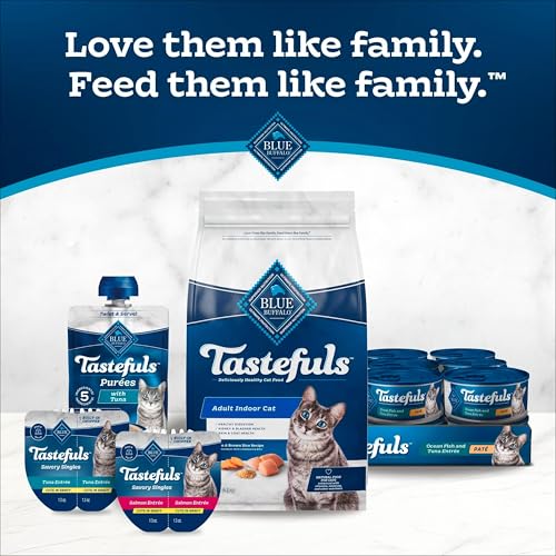 Blue Buffalo Tastefuls Purees Tuna Cat Food Topper, 3 oz, 12 ct - image 9