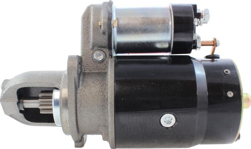 New USA! Made 12V Hi Torque Starter Compatible with Case/IH 2444 1968 1969 1970 International Ag Tractor 424 444 B-242 Replaces 1108323 1109589 104192A1 396587R91 323-656 TS-1229 44-4565 91-01-4179