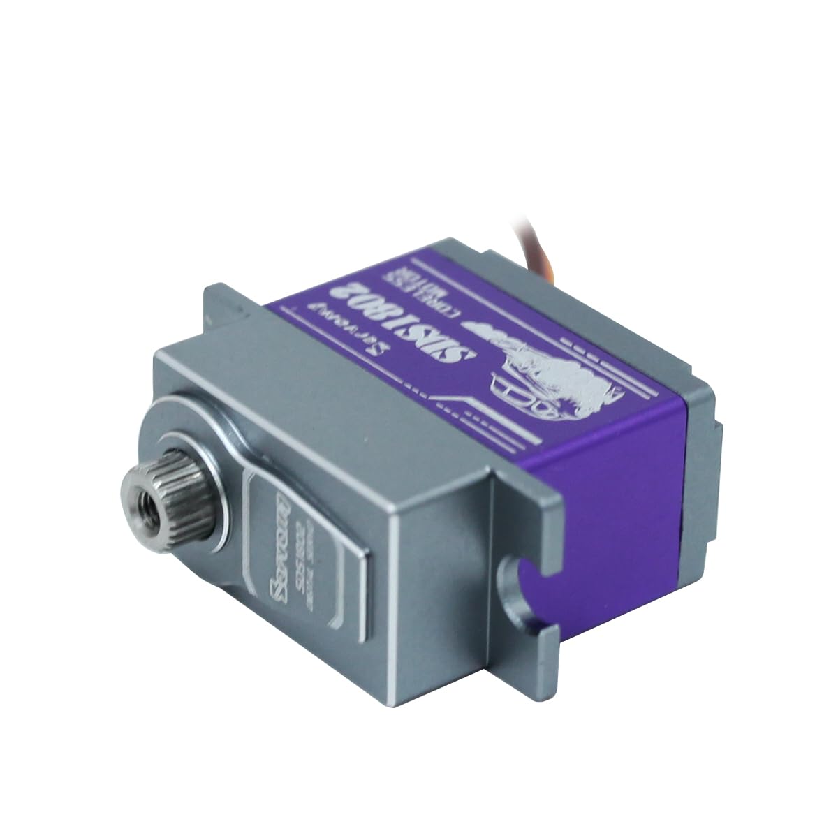 SDS1802 TRX4M Servo Aggiornamento - Servomotore RC Coreless ad alta coppia 8.4V 0.07S 180° IP67 impermeabile Full Metal Micro Servo per piccoli RC Crawler, Robot Modelli TRX