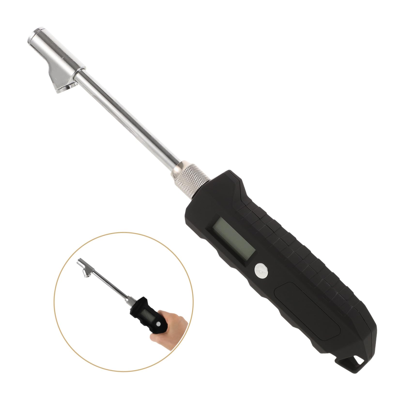 ULTECHNOVO 5pezzi Misuratore Di Pressione Pneumatici Digitale Display Per Auto Camion e Rv Strumento Di Controllo Facile e Preciso