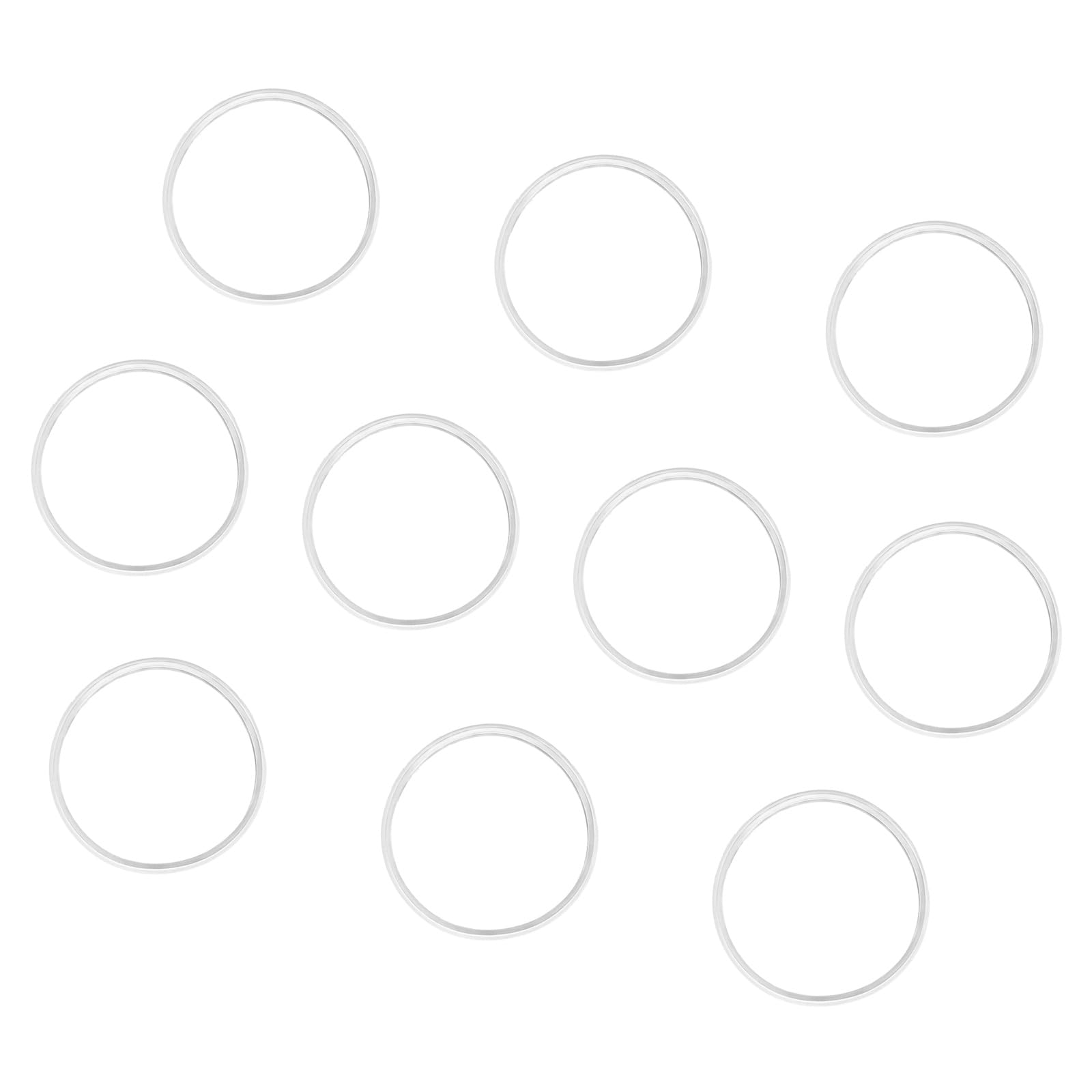 Woedpez 10Pcs Lid Sealing Gaskets Replacement Leakproof Silicone Cup Seals for Insulated Metal Steel Tumblers Leakproof Silicone Cup Seals