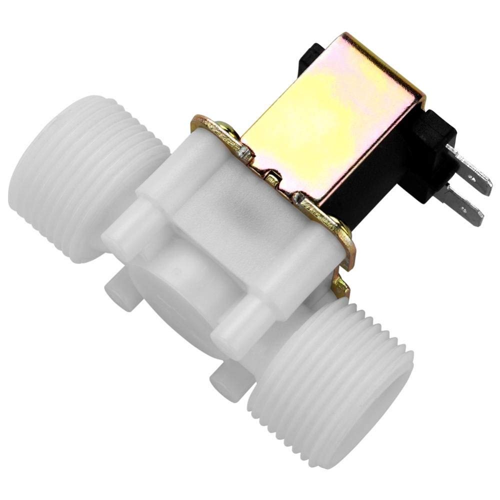 DC 12 V DN 20 G3/4 cala normalnie zamknięty plastikowy zawór elektromagnetyczny przełącznik wlotu wody do dozownika wody płynnej oczyszczacz wody