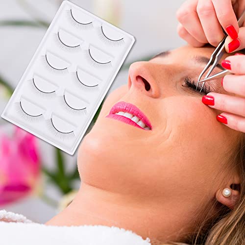 10 works Eyelash Extensions Practice Training Eyelashes Lashes for Training Eyelash Extension Makeup Beginners - Image 2