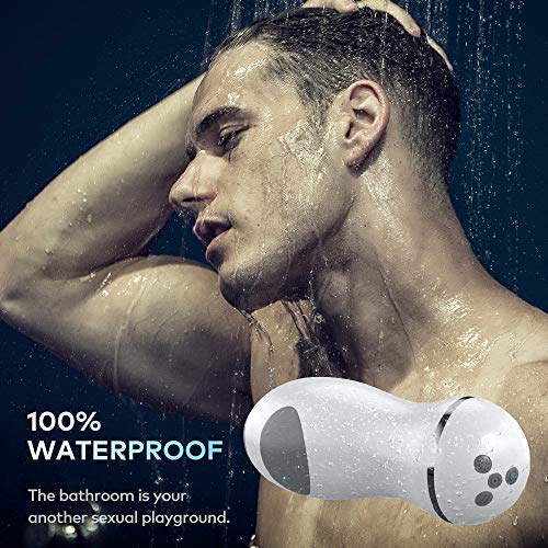 Male Masturbator Cup with 3 Pump Suction & 9 Vibration Modes for Men Masturbation, Electric Vibrating Heating Blowjob Stroker for Penis Stimulation, Fondlove Oral Sex Toy for Adult Pleasure