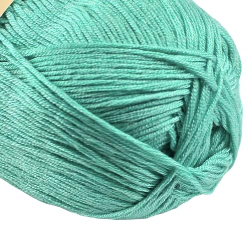 Image of 10-Pack of Yonkey Monkey 500 Grams Yarn - 70% Rayon derived from Bamboo, 30% Cotton - Imported - Light Green 9071