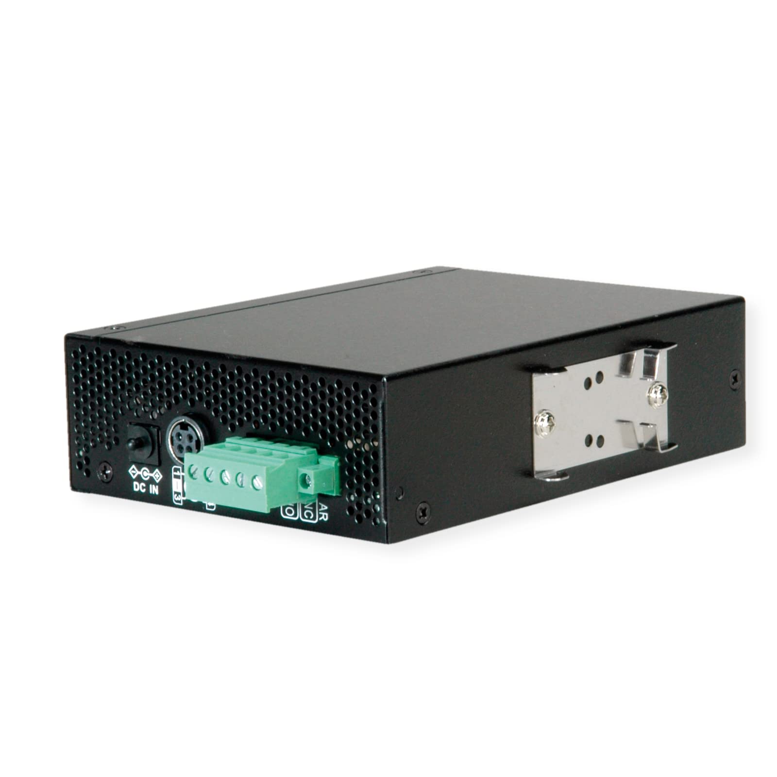 ROLINE Convertisseur Industriel Gigabit Ethernet - Fibre Dual Speed 100/1000, avec Fonction PoE