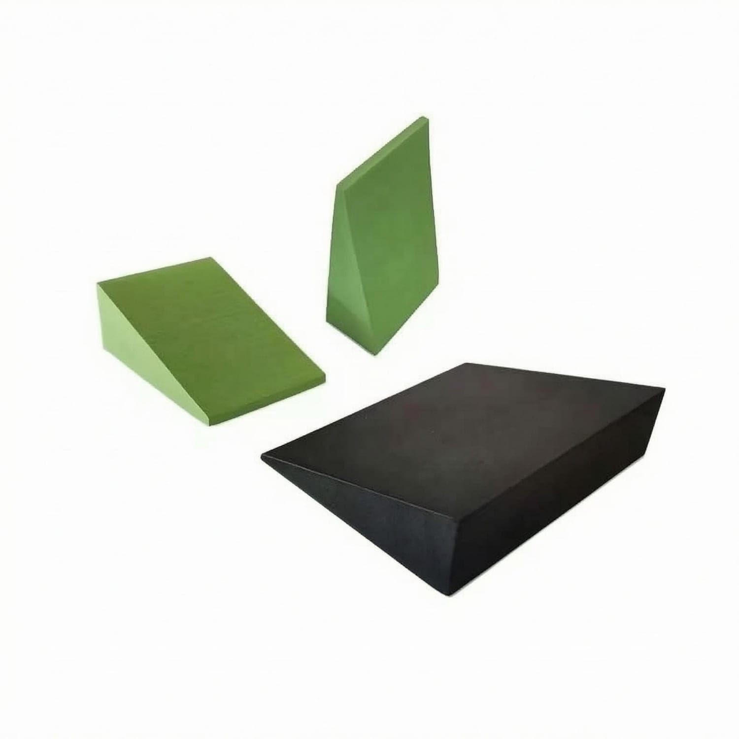 BNF® 3 Pieces EVA Squat Wedge Block Training Set Squat Wedge Multi-Use Heel Elevation Block Minimalist Design, Multicolor, 12x9x3-6x3cm-image-14