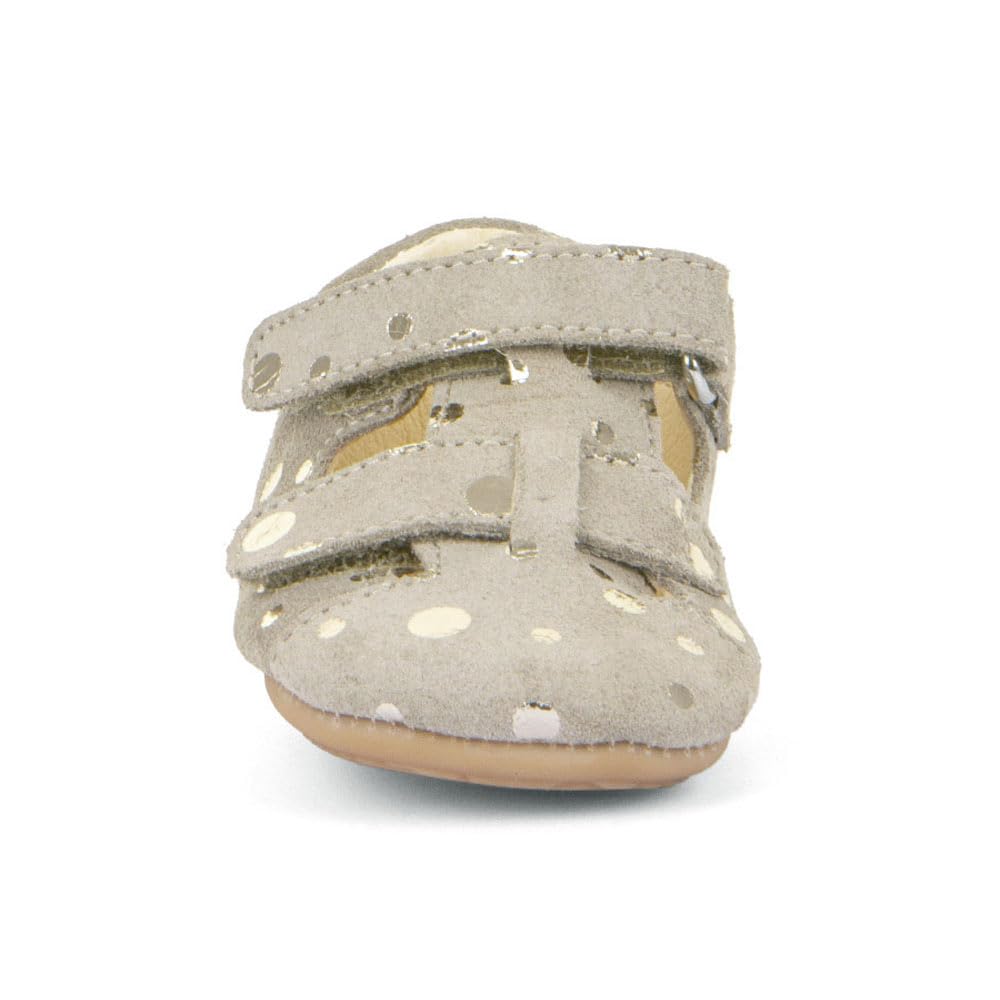 Froddo Prewalkers Sandal G1140003 Baby Erste Schuhe aus Leder, Graubeige (Beige), Gr. 22